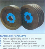 Tape-Lock V-Pulleys